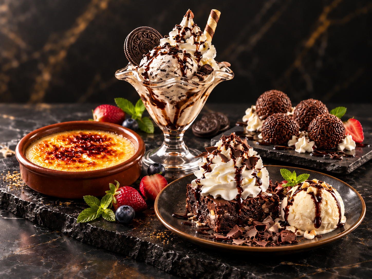 Postres i gelats de Best Seller Beach Bar